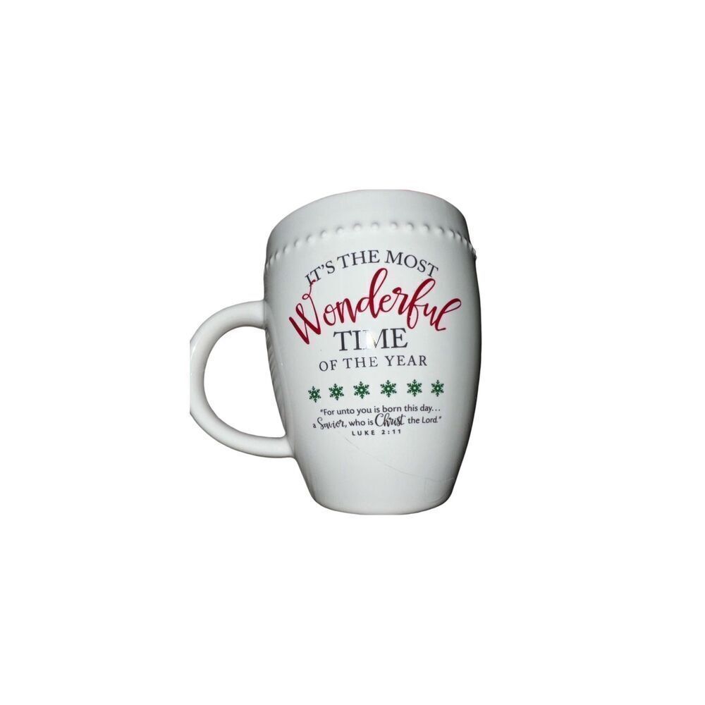 Lighthouse Christian Holiday Coffee Mug Luke 2:11